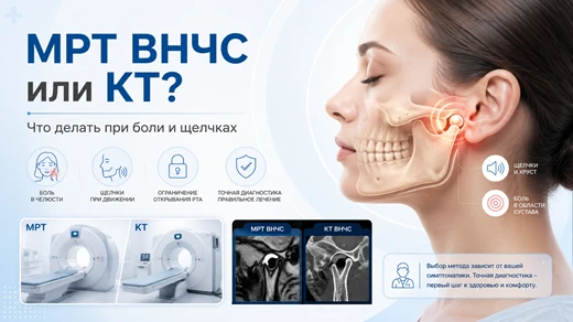 МРТ ВНЧС или КТ – что делать при боли и щелчках
