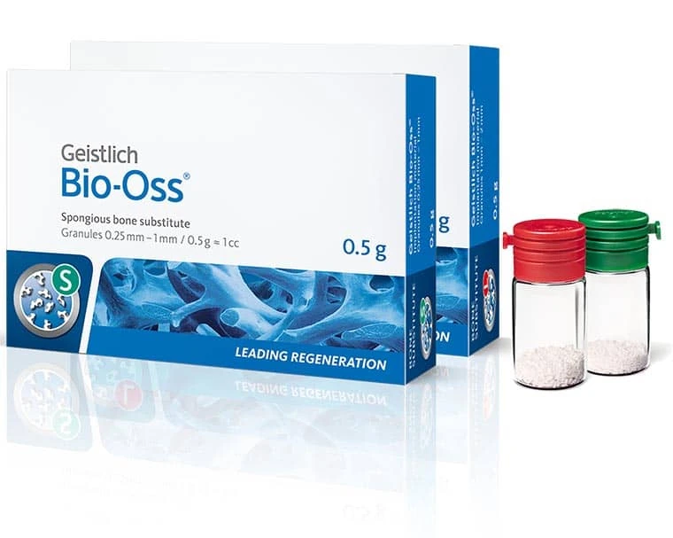 Сертифицированные костные материалы от мирового лидера Geistlich (Швейцария) BioGide и BioOss